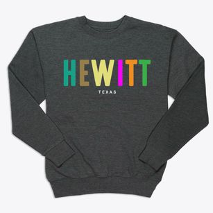 Hewitt Texas Color Pop Premium Crewneck Sweatshirt