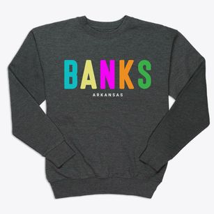 Banks Arkansas Color Pop Premium Crewneck Sweatshirt