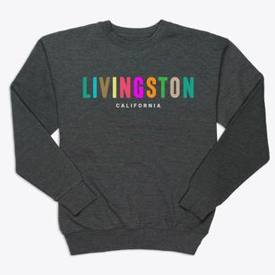 Livingston California Color Pop Premium Crewneck Sweatshirt