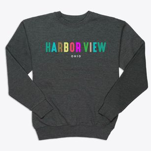 Harbor View Ohio Color Pop Premium Crewneck Sweatshirt