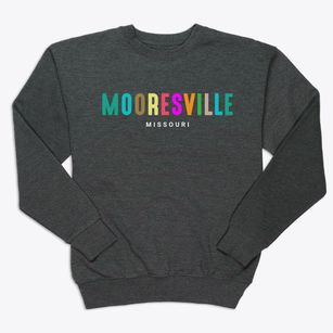 Mooresville Missouri Color Pop Premium Crewneck Sweatshirt