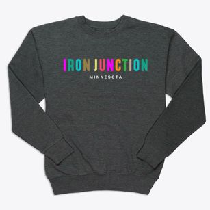 Iron Junction Minnesota Color Pop Premium Crewneck Sweatshirt
