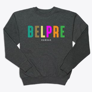 Belpre Kansas Color Pop Premium Crewneck Sweatshirt