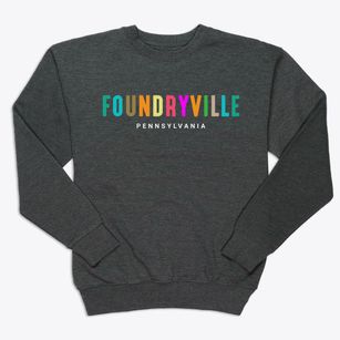 Foundryville Pennsylvania Color Pop Premium Crewneck Sweatshirt