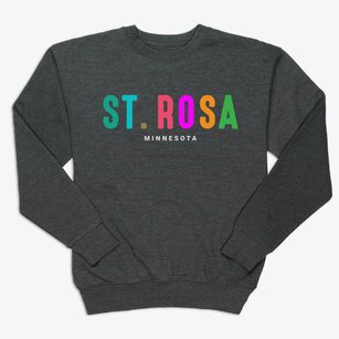 St. Rosa Minnesota Color Pop Premium Crewneck Sweatshirt