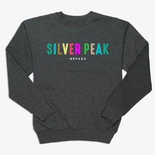Silver Peak Nevada Color Pop Premium Crewneck Sweatshirt