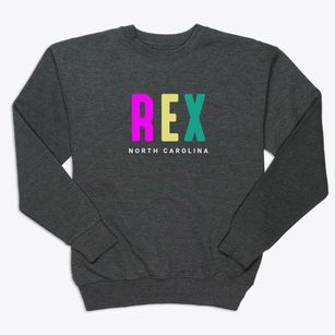 Rex North Carolina Color Pop Premium Crewneck Sweatshirt