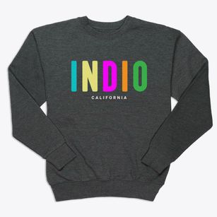 Indio California Color Pop Premium Crewneck Sweatshirt