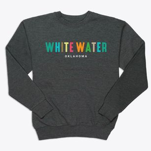 White Water Oklahoma Color Pop Premium Crewneck Sweatshirt