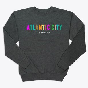 Atlantic City Wyoming Color Pop Premium Crewneck Sweatshirt