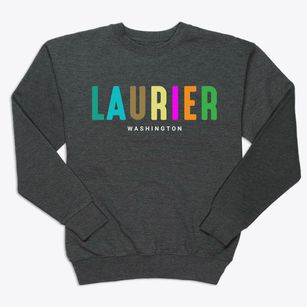 Laurier Washington Color Pop Premium Crewneck Sweatshirt