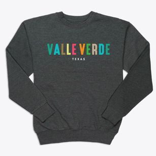 Valle Verde Texas Color Pop Premium Crewneck Sweatshirt