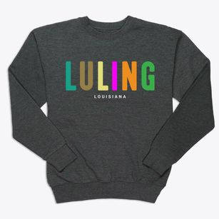 Luling Louisiana Color Pop Premium Crewneck Sweatshirt