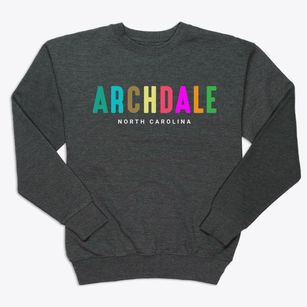 Archdale North Carolina Color Pop Premium Crewneck Sweatshirt