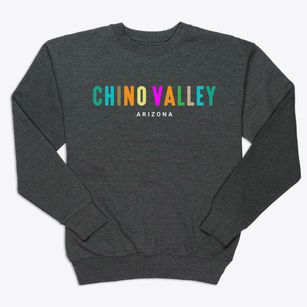 Chino Valley Arizona Color Pop Premium Crewneck Sweatshirt