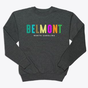 Belmont North Carolina Color Pop Premium Crewneck Sweatshirt