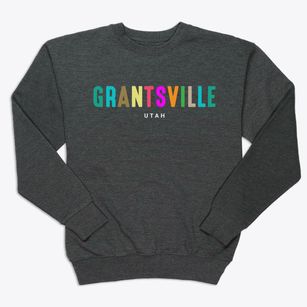 Grantsville Utah Color Pop Premium Crewneck Sweatshirt