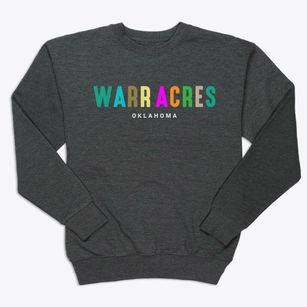 Warr Acres Oklahoma Color Pop Premium Crewneck Sweatshirt
