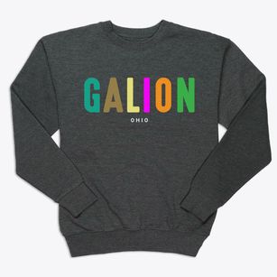 Galion Ohio Color Pop Premium Crewneck Sweatshirt