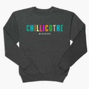 Chillicothe Missouri Color Pop Premium Crewneck Sweatshirt