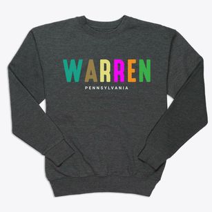 Warren Pennsylvania Color Pop Premium Crewneck Sweatshirt