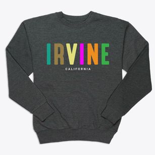 Irvine California Color Pop Premium Crewneck Sweatshirt