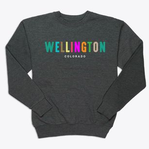 Wellington Colorado Color Pop Premium Crewneck Sweatshirt