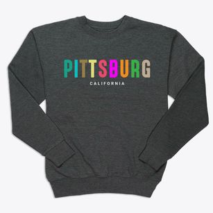 Pittsburg California Color Pop Premium Crewneck Sweatshirt