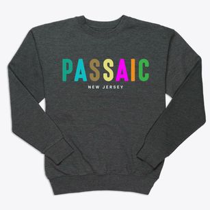Passaic New Jersey Color Pop Premium Crewneck Sweatshirt