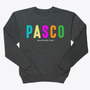 Pasco Washington Color Pop Premium Crewneck Sweatshirt