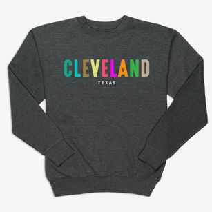 Cleveland Texas Color Pop Premium Crewneck Sweatshirt