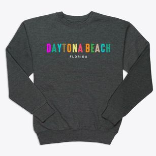 Daytona Beach Florida Color Pop Premium Crewneck Sweatshirt