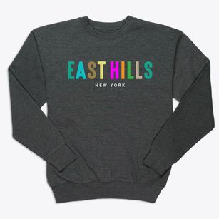 East Hills New York Color Pop Premium Crewneck Sweatshirt