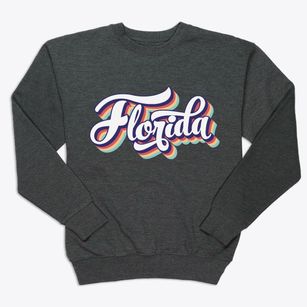  Florida Retro Candy Vibes Premium Crewneck Sweatshirt