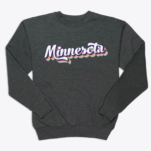  Minnesota Retro Candy Vibes Premium Crewneck Sweatshirt