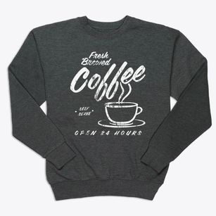  Fresh Coffee Premium Crewneck Sweatshirt
