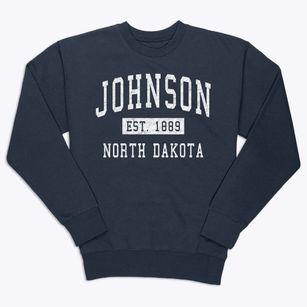 Johnson North Dakota Classic Established Premium Crewneck Sweatshirt