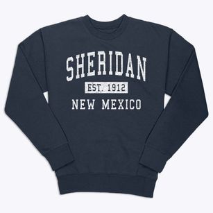 Sheridan New Mexico Classic Established Premium Crewneck Sweatshirt