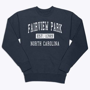 Fairview Park North Carolina Classic Established Premium Crewneck Sweatshirt