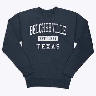 Belcherville Texas Classic Established Premium Crewneck Sweatshirt