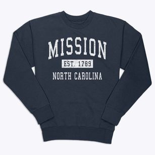 Mission North Carolina Classic Established Premium Crewneck Sweatshirt
