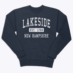 Lakeside New Hampshire Classic Established Premium Crewneck Sweatshirt