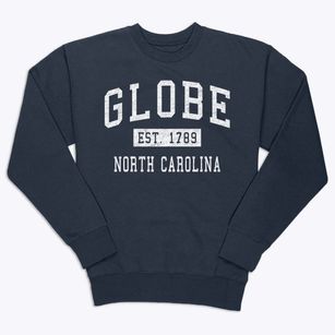 Globe North Carolina Classic Established Premium Crewneck Sweatshirt