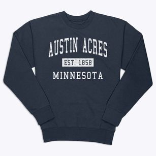 Austin Acres Minnesota Classic Established Premium Crewneck Sweatshirt