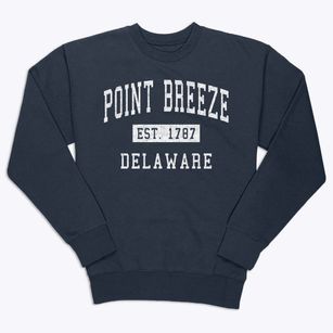 Point Breeze Delaware Classic Established Premium Crewneck Sweatshirt