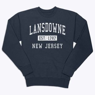 Lansdowne New Jersey Classic Established Premium Crewneck Sweatshirt