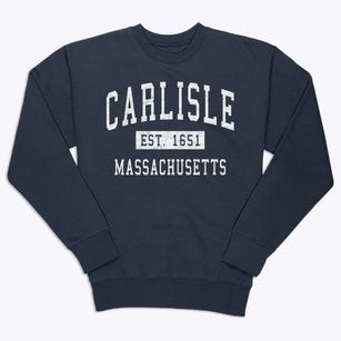 Carlisle Massachusetts Classic Established Premium Crewneck Sweatshirt