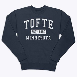 Tofte Minnesota Classic Established Premium Crewneck Sweatshirt