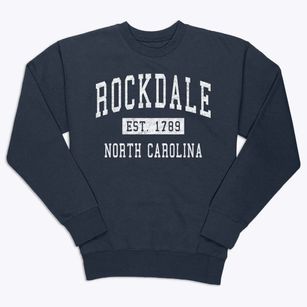 Rockdale North Carolina Classic Established Premium Crewneck Sweatshirt
