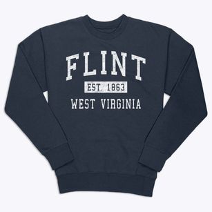 Flint West Virginia Classic Established Premium Crewneck Sweatshirt